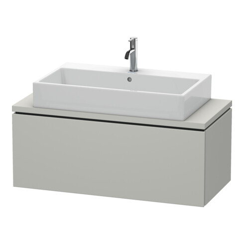 Duravit Waschtischunterschrank Compact L-Cube 102x47,7cm, betongr ma, f Kons, 1 Auszug
