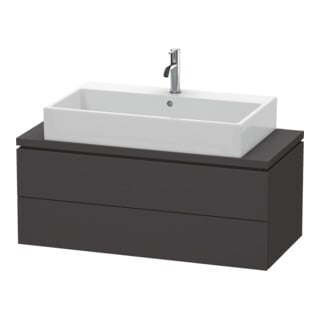 Duravit Waschtischunterschrank Compact L-Cube 102x47,7cm, graph matt, f Kons, 2 Schub.