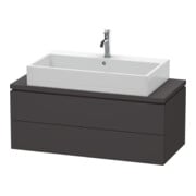 Duravit Waschtischunterschrank Compact L-Cube 102x47,7cm, graph matt, f Kons, 2 Schub.