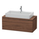 Duravit Waschtischunterschrank Compact L-Cube 102x47,7cm, Nussb dkl., f Kons, 1 Auszug-1