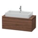 Duravit Waschtischunterschrank Compact L-Cube 102x47,7cm, Nussb dkl., f Kons, 2 Schub.-1