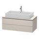 Duravit Waschtischunterschrank Compact L-Cube 102x47,7cm, Tau matt, f Kons, 2 Schub.-1