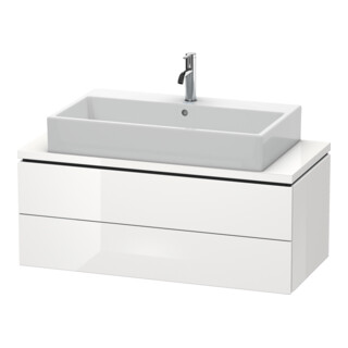 Duravit Waschtischunterschrank Compact L-Cube 102x47,7cm, we. hgl, f Kons, 2 Schub.