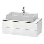 Duravit Waschtischunterschrank Compact L-Cube 102x47,7cm, we. hgl, f Kons, 2 Schub.