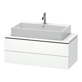 Duravit Waschtischunterschrank Compact L-Cube 102x47,7cm, we. matt, f Kons, 2 Schub.