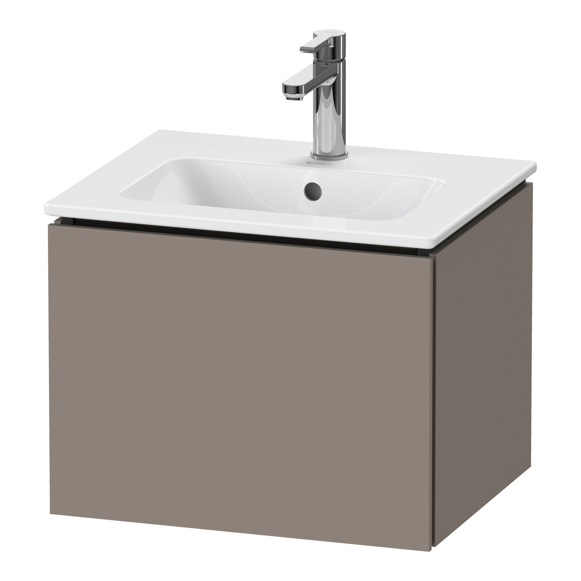 Duravit Waschtischunterschrank Compact L-Cube 52x42,1x40cm, 1 Ausz., wandhängend, bas. matt
