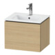 Duravit Waschtischunterschrank Compact L-Cube 52x42,1x40cm, 1 Ausz., wandhängend, Ei natur-1