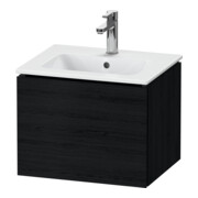 Duravit Waschtischunterschrank Compact L-Cube 52x42,1x40cm, 1 Ausz., wandhängend, Ei schwarz