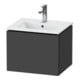 Duravit Waschtischunterschrank Compact L-Cube 52x42,1x40cm, 1 Ausz., wandhängend, graph matt-1