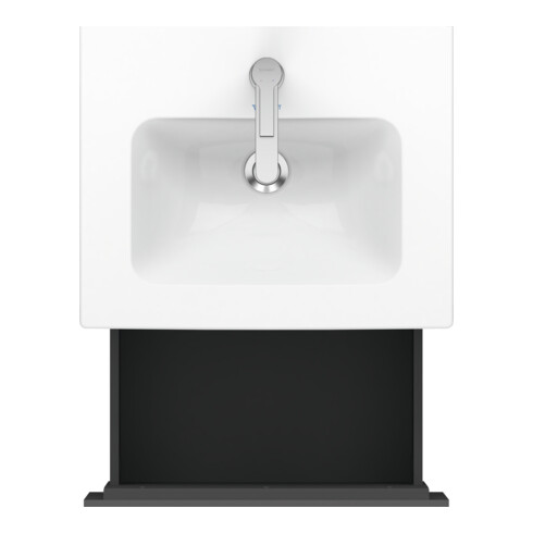 Duravit Waschtischunterschrank Compact L-Cube 52x42,1x40cm, 1 Ausz., wandhängend, graph matt