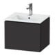 Duravit Waschtischunterschrank Compact L-Cube 52x42,1x40cm, 1 Ausz., wandhängend, graph matt-1