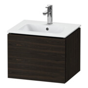 Duravit Waschtischunterschrank Compact L-Cube 52x42,1x40cm, 1 Ausz., wandhängend, Nussb geb.