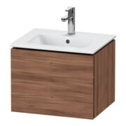 Duravit Waschtischunterschrank Compact L-Cube 52x42,1x40cm, 1 Ausz., wandhängend, Nussb Nat