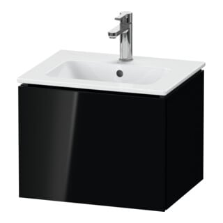 Duravit Waschtischunterschrank Compact L-Cube 52x42,1x40cm, 1 Ausz., wandhängend, sw hgl