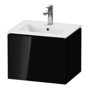 Duravit Waschtischunterschrank Compact L-Cube 52x42,1x40cm, 1 Ausz., wandhängend, sw hgl