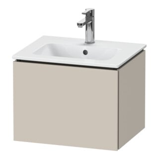 Duravit Waschtischunterschrank Compact L-Cube 52x42,1x40cm, 1 Ausz., wandhängend, taupe matt