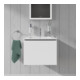 Duravit Waschtischunterschrank Compact L-Cube 52x42,1x40cm, 1 Ausz., wandhängend, we hgl-4