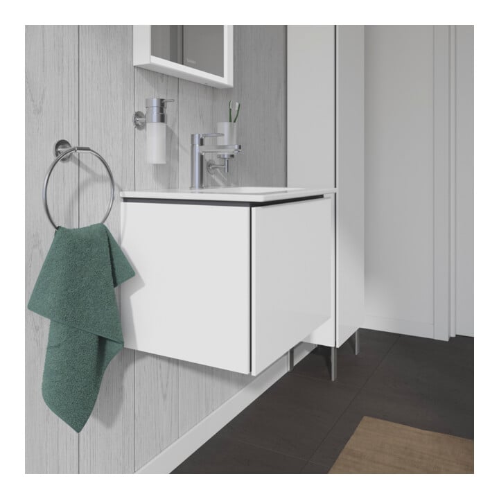Duravit Waschtischunterschrank Compact L-Cube 52x42,1x40cm, 1 Ausz., wandhängend, we hgl