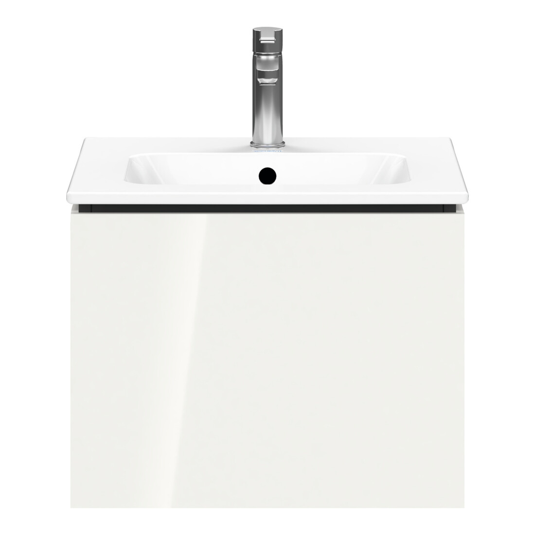 Duravit Waschtischunterschrank Compact L-Cube 52x42,1x40cm, 1 Ausz., wandhängend, we hgl