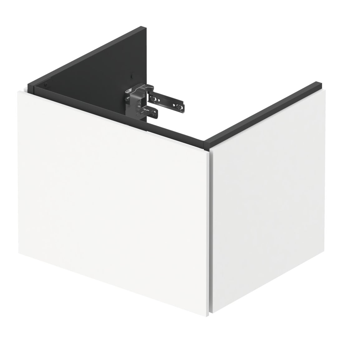 Duravit Waschtischunterschrank Compact L-Cube 52x42,1x40cm, 1 Ausz., wandhängend, weiß matt