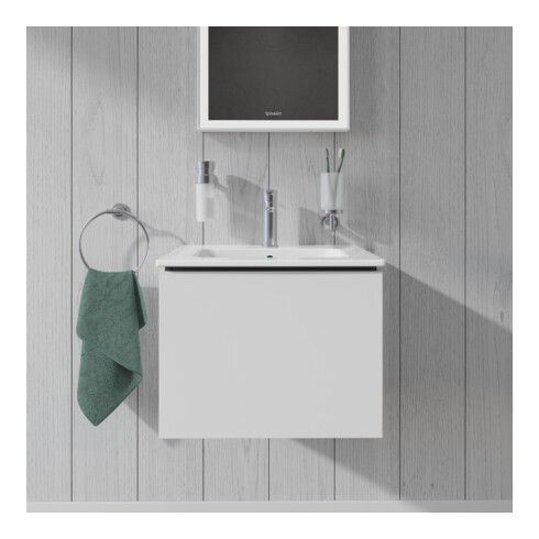 Duravit Waschtischunterschrank Compact L-Cube 52x42,1x40cm, 1 Ausz., wandhängend, weiß matt