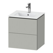 Duravit Waschtischunterschrank Compact L-Cube 52x42,1x55cm, 2 La, wandhängend, betongr ma