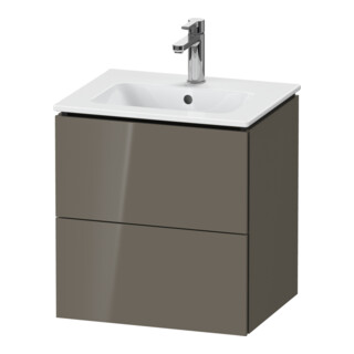 Duravit Waschtischunterschrank Compact L-Cube 52x42,1x55cm, 2 La, wandhängend, flan. Gr hgl