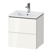 Duravit Waschtischunterschrank Compact L-Cube 52x42,1x55cm, 2 La, wandhängend, Nussb geb.-3