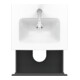 Duravit Waschtischunterschrank Compact L-Cube 52x42,1x55cm, 2 Schubk., wandhängend, graph ma
