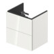 Duravit Waschtischunterschrank Compact L-Cube 52x42,1x55cm, 2 Schubk., wandhängend, we hgl