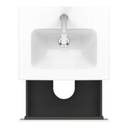 Duravit Waschtischunterschrank Compact L-Cube 52x42,1x55cm, 2 Schubk., wandhängend, we hgl-4