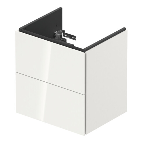 Duravit Waschtischunterschrank Compact L-Cube 52x42,1x55cm, 2 Schubk., wandhängend, we hgl