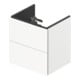 Duravit Waschtischunterschrank Compact L-Cube 52x42,1x55cm, 2 Schubk., wandhängend, we matt