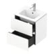 Duravit Waschtischunterschrank Compact L-Cube 52x42,1x55cm, 2 Schubk., wandhängend, we matt-4