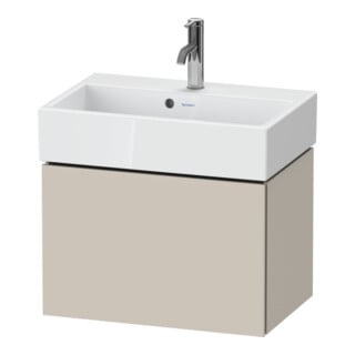 Duravit Waschtischunterschrank Compact L-Cube 58,4x39,1x39,4cm, 1 A, wandhängend, Tau matt