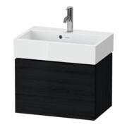 Duravit Waschtischunterschrank Compact L-Cube 58,4x39,1x39,4cm, 1 Ausz., wandhängend, Ei sw-1