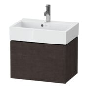 Duravit Waschtischunterschrank Compact L-Cube 58,4x39,1x39,4cm, 1 AZ, wand, E dk geb.