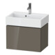 Duravit Waschtischunterschrank Compact L-Cube 58,4x39,1x39,4cm, 1 AZ, wand, fl Gr hgl-1