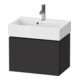 Duravit Waschtischunterschrank Compact L-Cube 58,4x39,1x39,4cm, 1 AZ, wand, graph matt-1