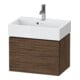 Duravit Waschtischunterschrank Compact L-Cube 58,4x39,1x39,4cm, 1 AZ, wand, Nussb dkl.-1
