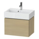 Duravit Waschtischunterschrank Compact L-Cube 58,4x39,1x39,4cm, 1 AZ, wandhängend, med. Ei-1