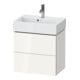 Duravit Waschtischunterschrank Compact L-Cube 58,4x39,1x54,4cm, 2 La, wandhängend, graph ma-4