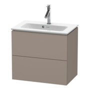 Duravit Waschtischunterschrank Compact L-Cube 62x39,1cm, bas. ma, 2 Schub., wandhängend-1