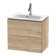 Duravit Waschtischunterschrank Compact L-Cube 62x39,1cm, Ei marm., 2 Schub., wandhängend-1