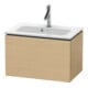 Duravit Waschtischunterschrank Compact L-Cube 62x39,1cm, Ei Nat, 1 Auszug, wandhängend-1