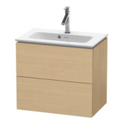 Duravit Waschtischunterschrank Compact L-Cube 62x39,1cm, Ei Nat, 2 Schubk., wandhängend