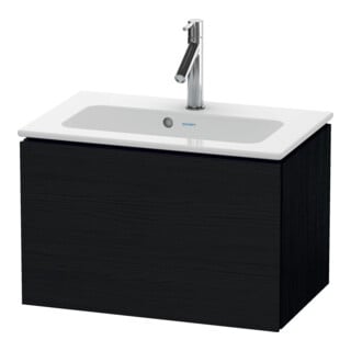 Duravit Waschtischunterschrank Compact L-Cube 62x39,1cm, Ei sw, 1 Auszug, wandhängend