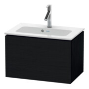 Duravit Waschtischunterschrank Compact L-Cube 62x39,1cm, Ei sw, 1 Auszug, wandhängend