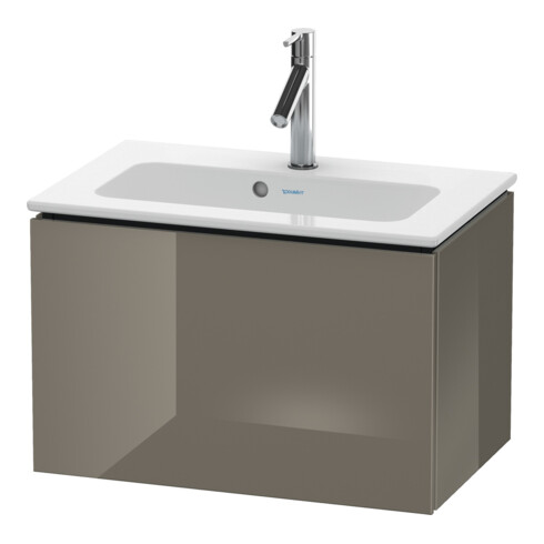 Duravit Waschtischunterschrank Compact L-Cube 62x39,1cm, flan. Gr hgl, 1 Ausz., wandhängend