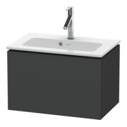 Duravit Waschtischunterschrank Compact L-Cube 62x39,1cm, graph ma, 1 Ausz., wandhängend